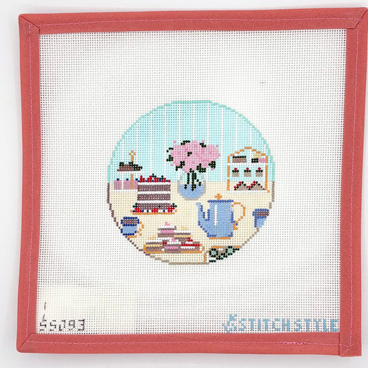 Stitch Style Needlepoint - Tea for Two