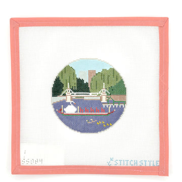 Stitch Style Needlepoint - Boston Public Garden