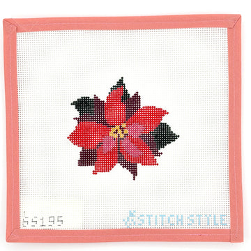 Stitch Style Needlepoint - Christmas Poinsettia