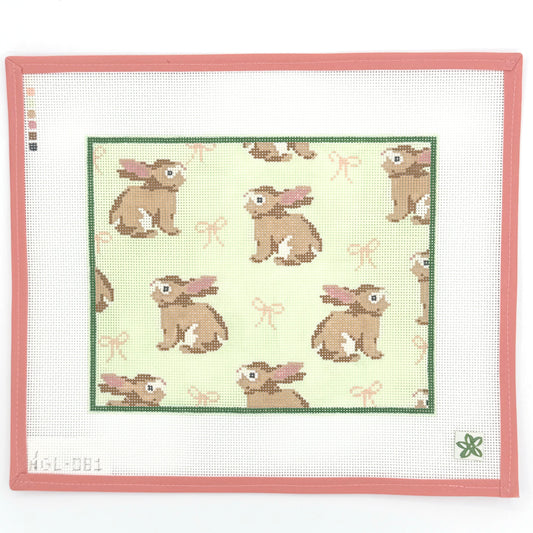 Dogwood Needlepoint - Bunnies and Bows