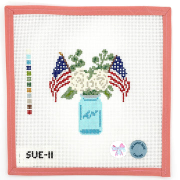 The Stitching Sue - USA Flag Jar