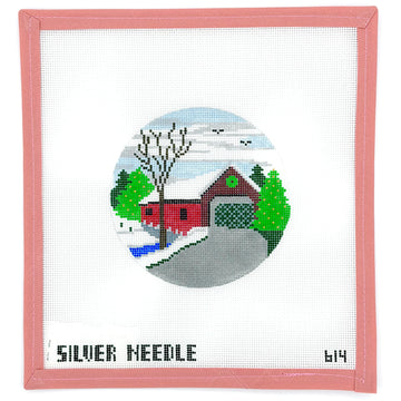 Silver Needle - Covered Bridge Ornament