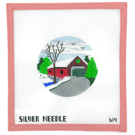 Silver Needle - Covered Bridge Ornament