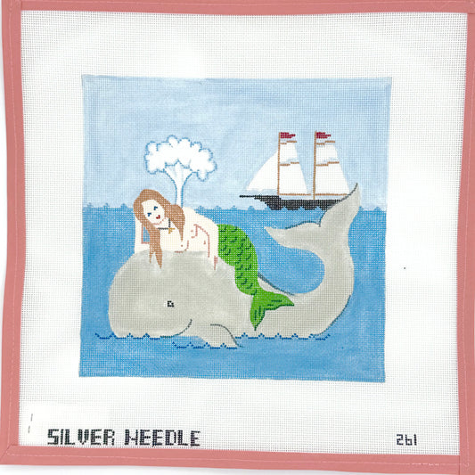 Silver Needle - Mermaid on the Whale