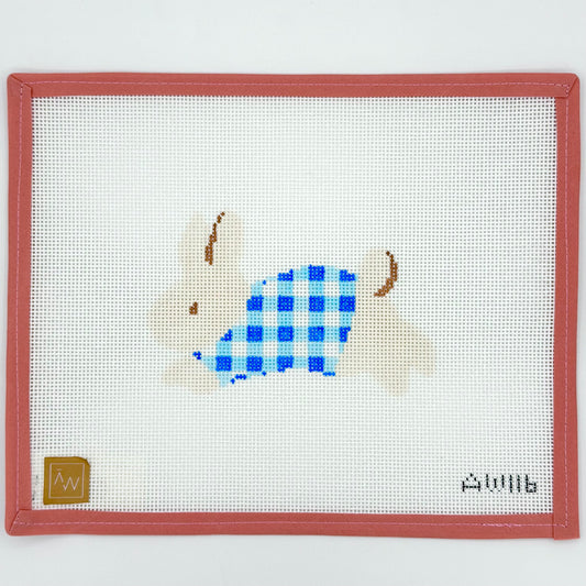 Audrey Wu Designs - Gingham Bunny in Blue