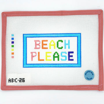 Atlantic Blue Canvas - Beach Please