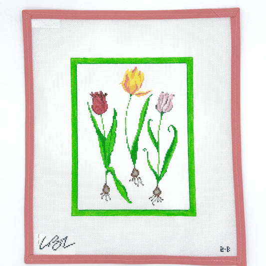 Plum Stitchery - Tulips LBL-2B
