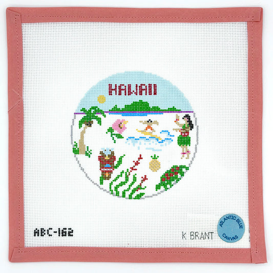 Atlantic Blue Canvas - Hawaii Travel Round