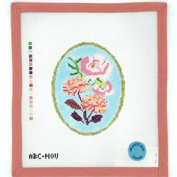 Atlantic Blue Canvas - Birth Flowers: November