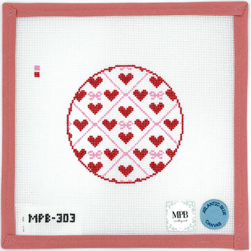 MPB Needlepoint - Valentine’s Day Trellis
