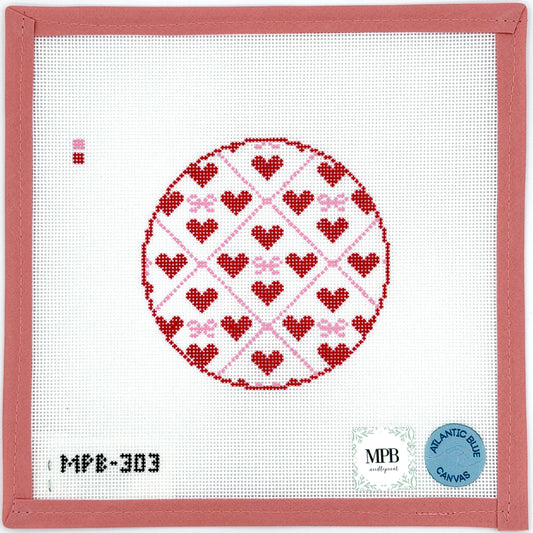 MPB Needlepoint - Valentine’s Day Trellis