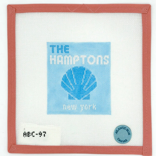 Atlantic Blue Canvas - Hamptons Travel Book