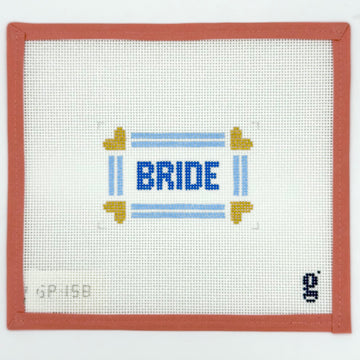 Goodpoint Needlepoint - Bride sign