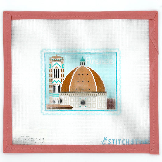 Stitch Style Needlepoint - Firenze Travel Stamp