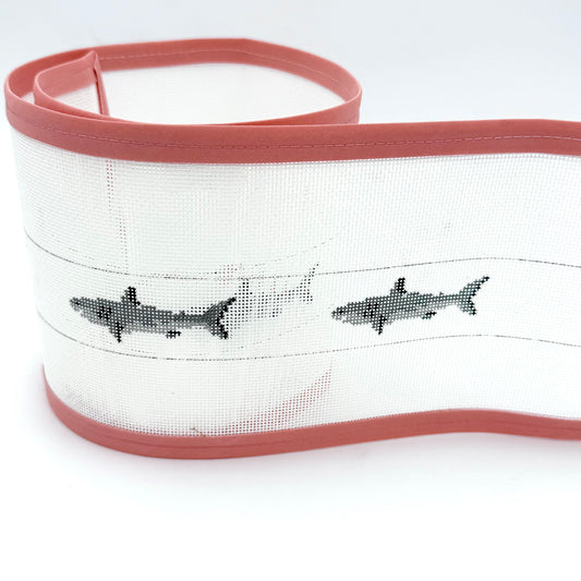 Corn and Cod Designs - Great White Shark Belt