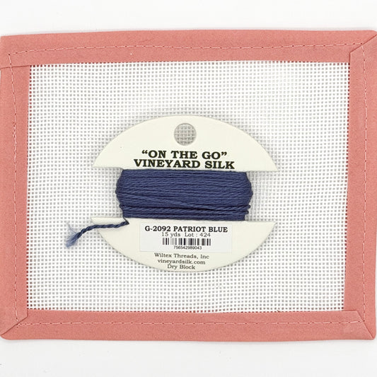 Vineyard Silk To Go Card - Patriot Blue 2092