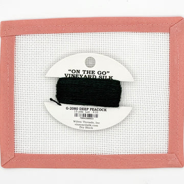 Vineyard Silk To Go Card - Deep Peacock 2080