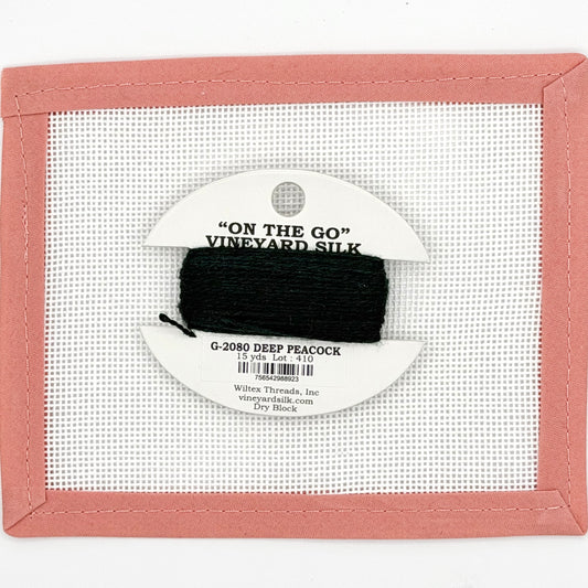 Vineyard Silk To Go Card - Deep Peacock 2080