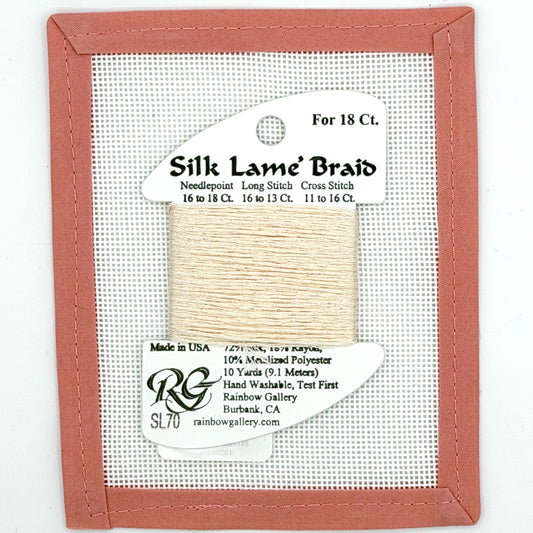 Silk Lame Braid SL70 Light Peach