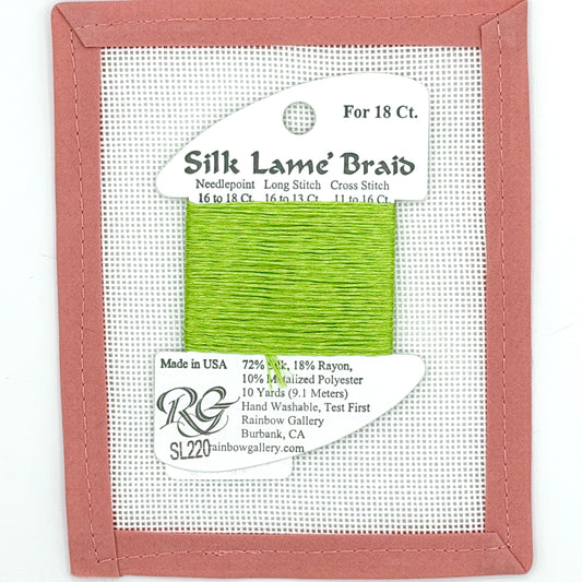 Silk Lame Braid SL220 Lemongrass