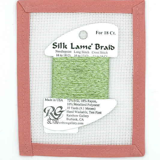 Silk Lame Braid SL150 Daiquiri Green