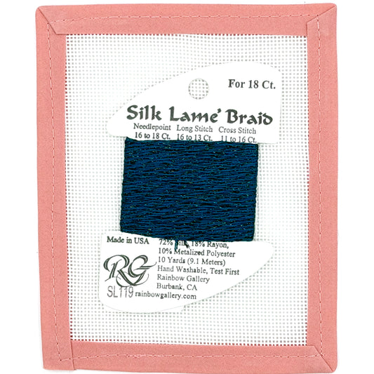 Silk Lame Braid SL119 Bright Sapphire