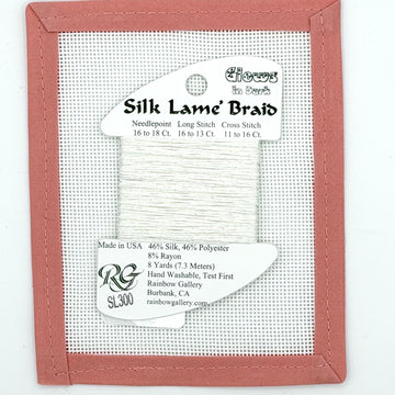 Silk Lame Braid SL300 Glow in the Dark White