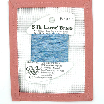 Silk Lame Braid SL47 Lavender Blue