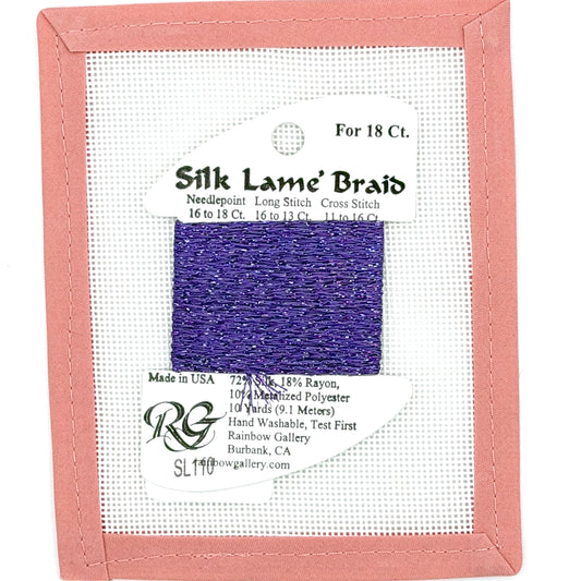 Silk Lame Braid SL110 Dark Violet