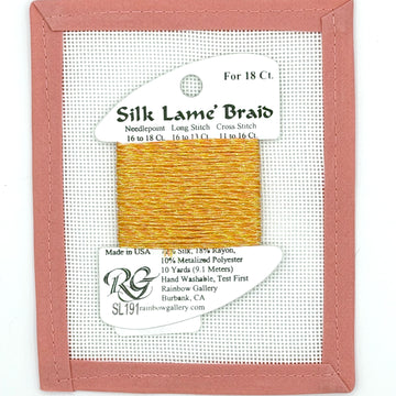 Silk Lame Braid SL191 Goldenrod