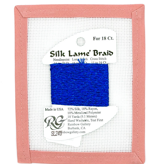 Silk Lame Braid SL243 Suddenly Sapphire