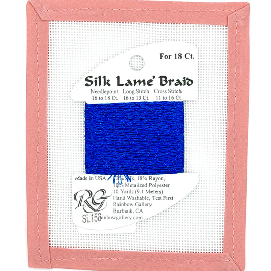 Silk Lame Braid SL153 Classic Blue