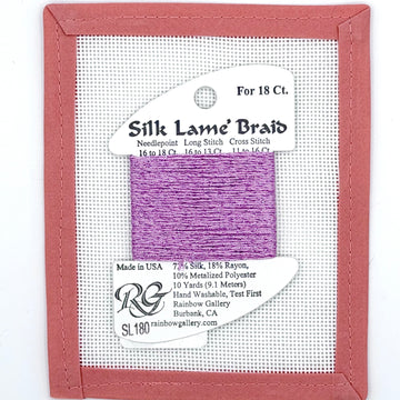 Silk Lame Braid SL180 Lilac Chiffon