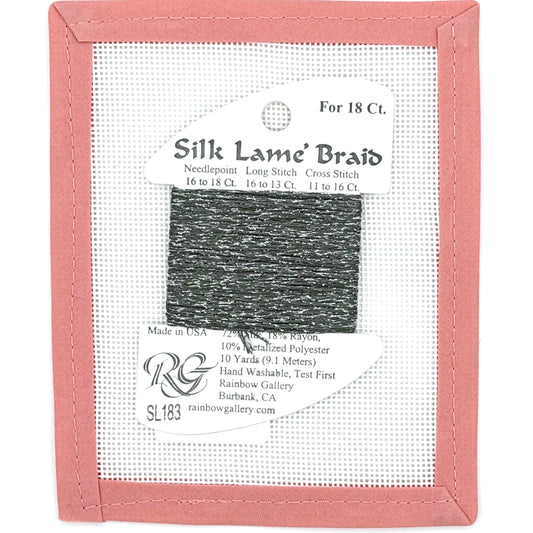 Silk Lame Braid SL183 Gray Stone