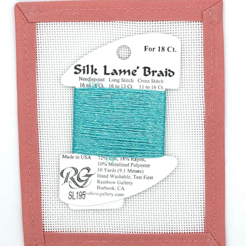 Silk Lame Braid SL195 Marine Blue