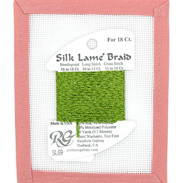 Silk Lame Braid SL69 Medium Avocado
