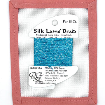 Silk Lame Braid SL213 Dusty Turquoise