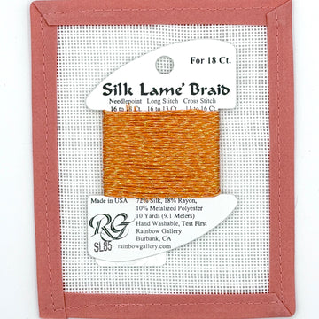 Silk Lame Braid SL85 Tangerine