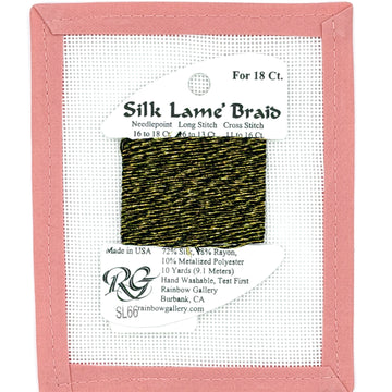 Silk Lame Braid SL66 Antique Gold
