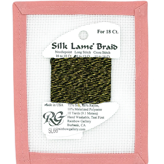 Silk Lame Braid SL66 Antique Gold