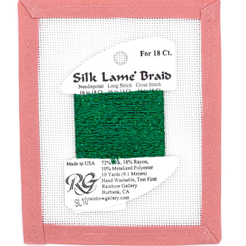 Silk Lame Braid SL10 Green