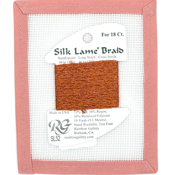 Silk Lame Braid SL52 Pumpkin