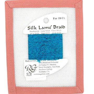 Silk Lame Braid SL38 Caribbean