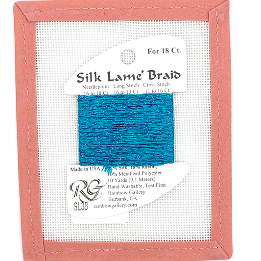 Silk Lame Braid SL38 Caribbean