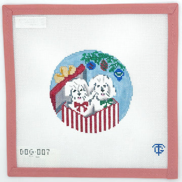 Tina Griffin Designs - Bichon's Surprise
