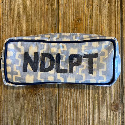 Francis Mary Needlepoint - Small Ikat Project Bag