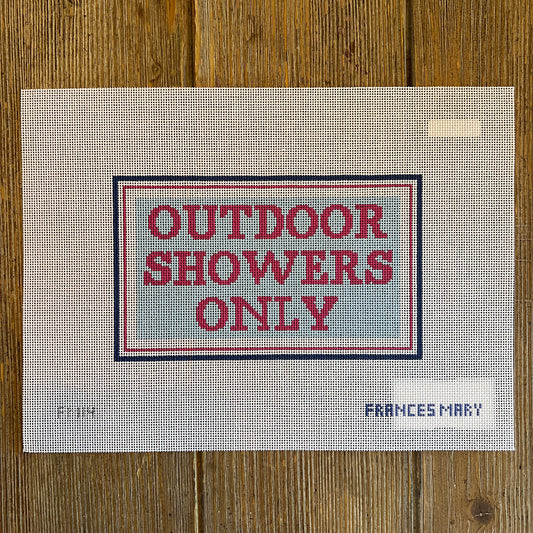 Francis Mary Needlepoint - Outdoor Showers Only (Pink)