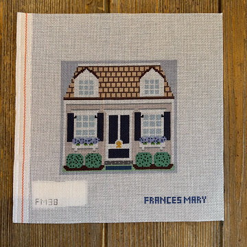 Francis Mary Needlepoint - Seaside Village - Cape Cottage
