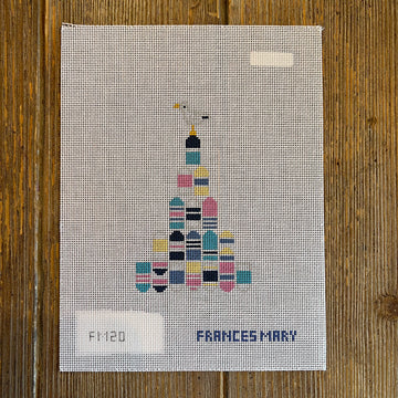 Francis Mary Needlepoint - Warm Weather Buoy Tree