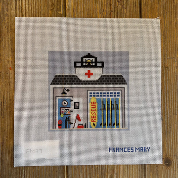 Francis Mary Needlepoint - Seaside Village - Guard Station